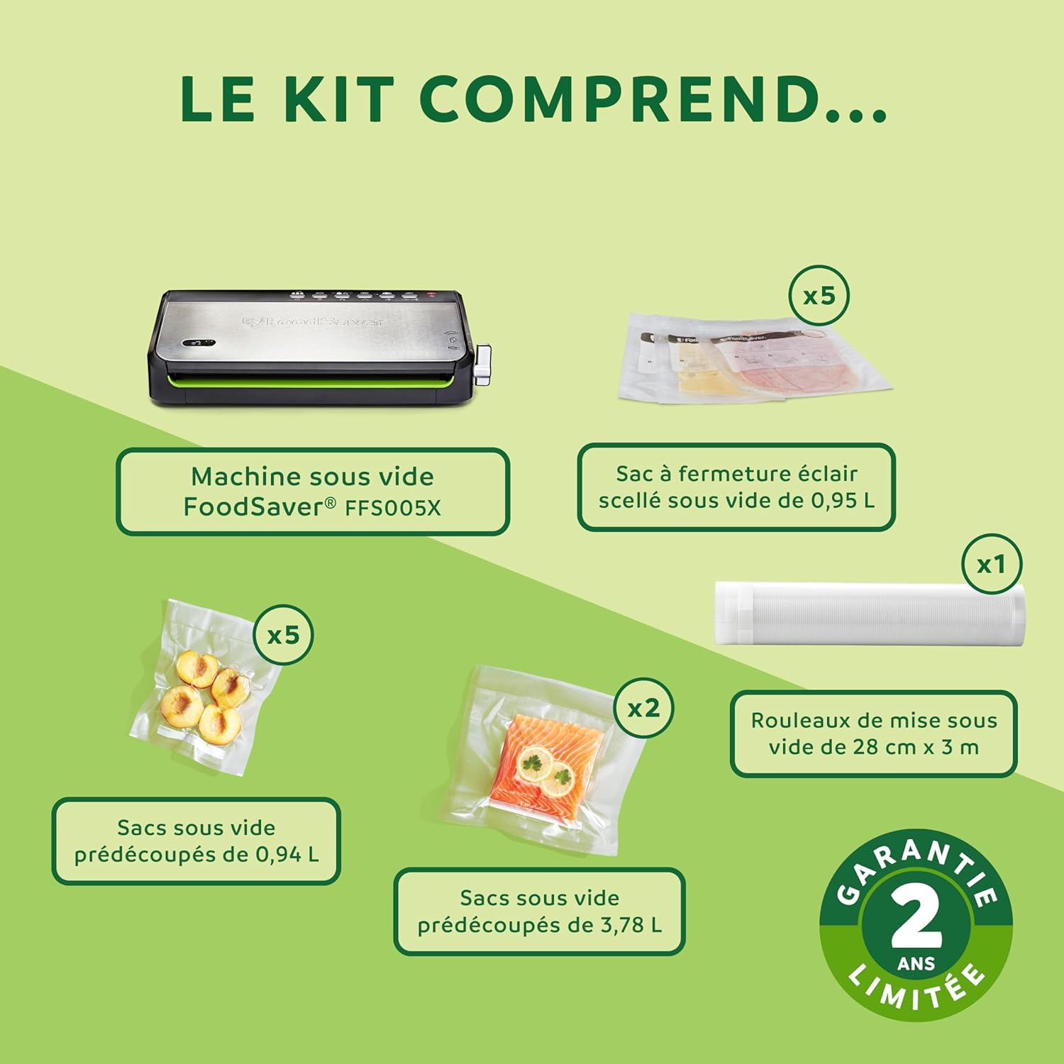 Machine Sous Vide avec Compartiment et Cutter (Accessoires Inclus)