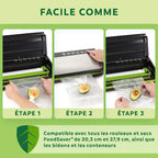 Machine Sous Vide avec Compartiment et Cutter (Accessoires Inclus)