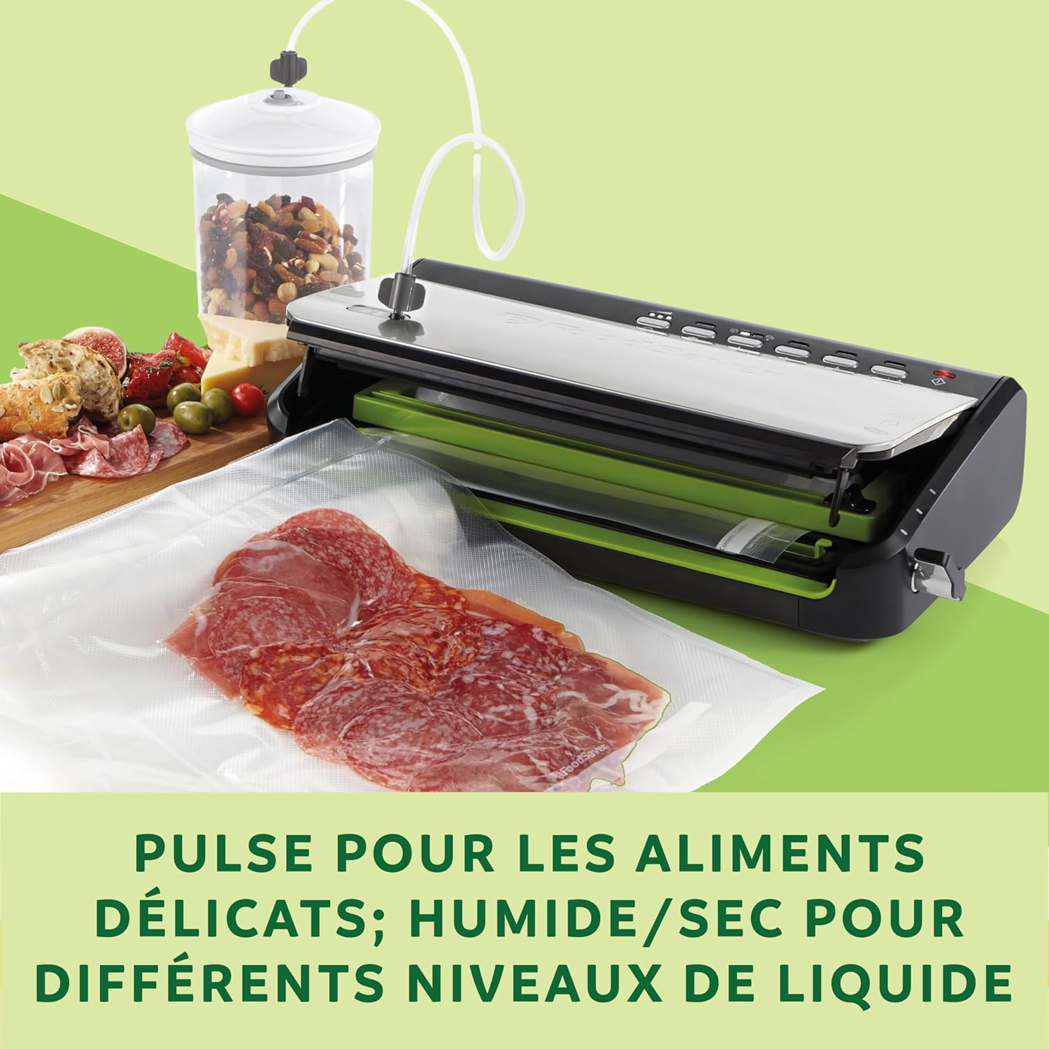 Machine Sous Vide avec Compartiment et Cutter (Accessoires Inclus)